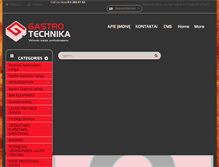 Tablet Screenshot of gastrotechnika.lt